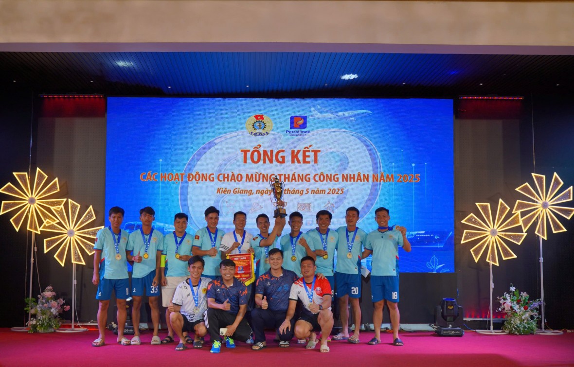 Công ty TNHH Xăng dầu Kiên Giang tổ chức Hội thao giao lưu chào mừng Tháng Công nhân năm 2025