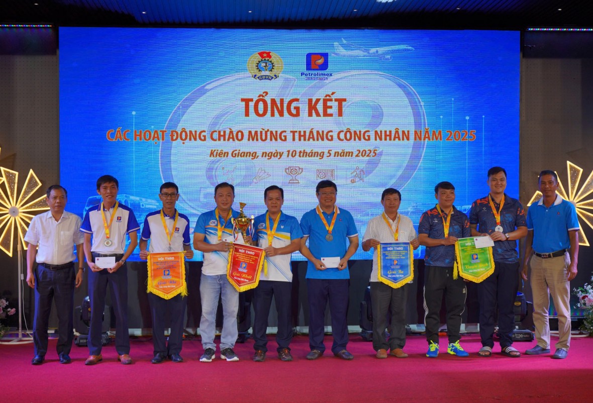 Công ty TNHH Xăng dầu Kiên Giang tổ chức Hội thao giao lưu chào mừng Tháng Công nhân năm 2025