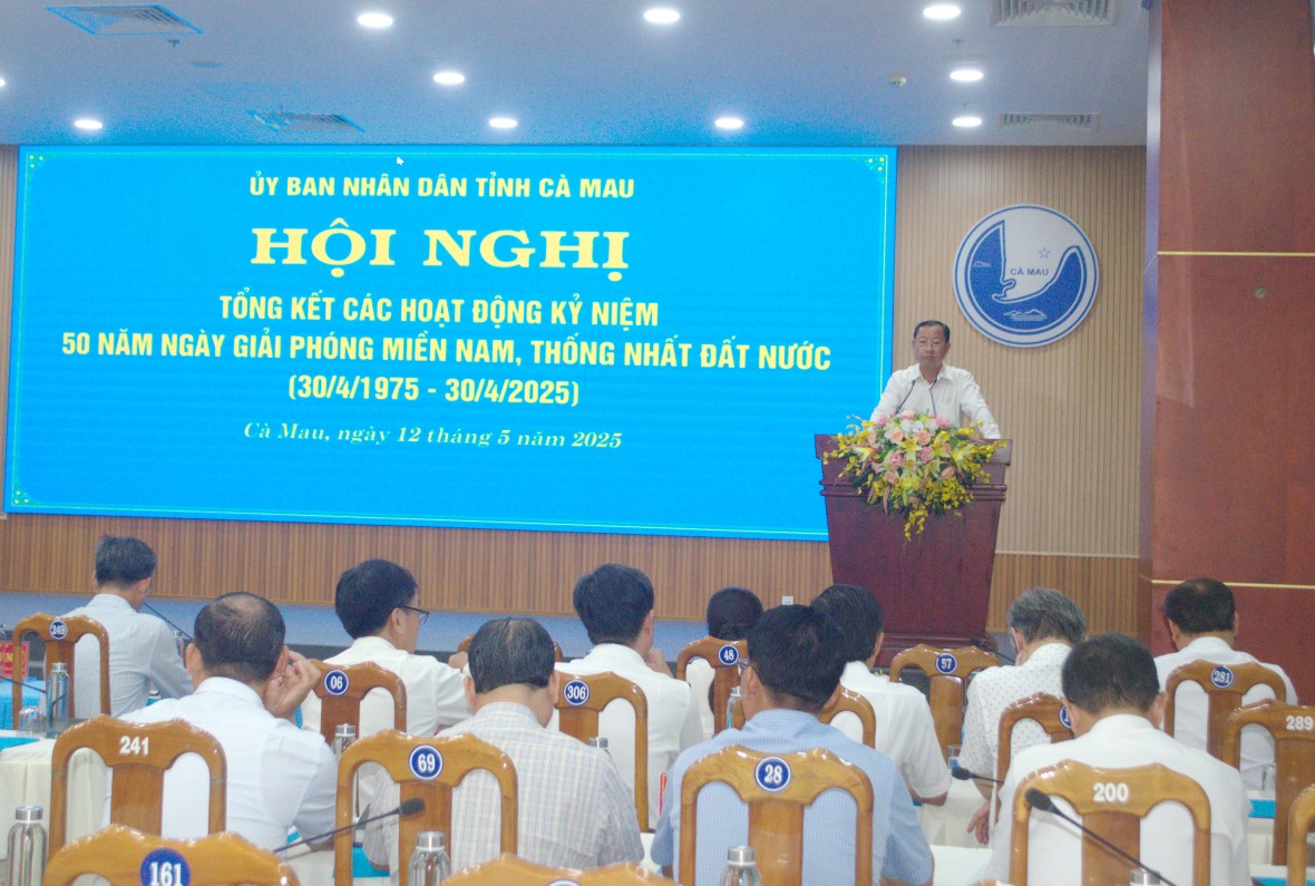 Cà Mau: Tổng kết các hoạt động Kỷ niệm 50 năm Ngày Giải phóng miền Nam, thống nhất đất nước