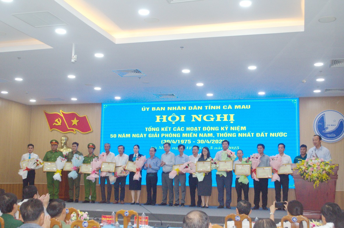 Cà Mau: Tổng kết các hoạt động Kỷ niệm 50 năm Ngày Giải phóng miền Nam, thống nhất đất nước