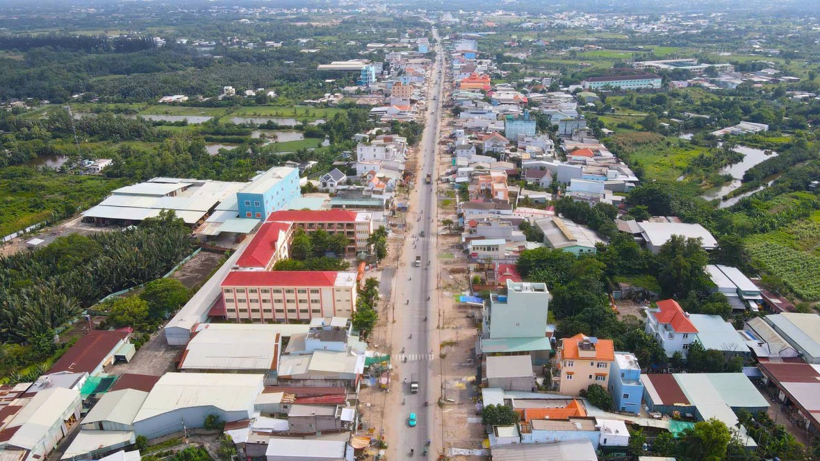 Quốc lộ nghìn tỷ nối TP HCM - Long An mở rộng sắp hoàn thành