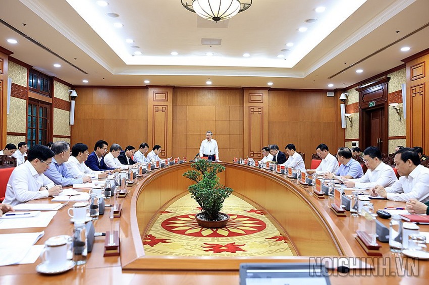 Toàn cảnh cuộc họp Thường trực Ban Chỉ đạo Trung ương về phòng, chống tham nhũng, lãng phí, tiêu cực Toàn cảnh cuộc họp Thường trực Ban Chỉ đạo Trung ương về phòng, chống tham nhũng, lãng phí, tiêu cực