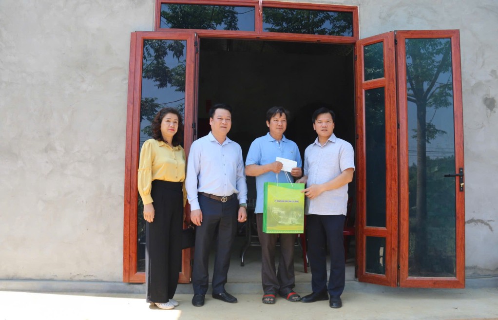 Cao Bằng: Kiểm tra công tác hỗ trợ xóa nhà tạm, nhà dột nát tại huyện Hòa An