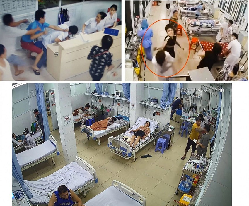 Những vụ hành hung nhân viên y tế liên tiếp xảy ra tại các bệnh viện.