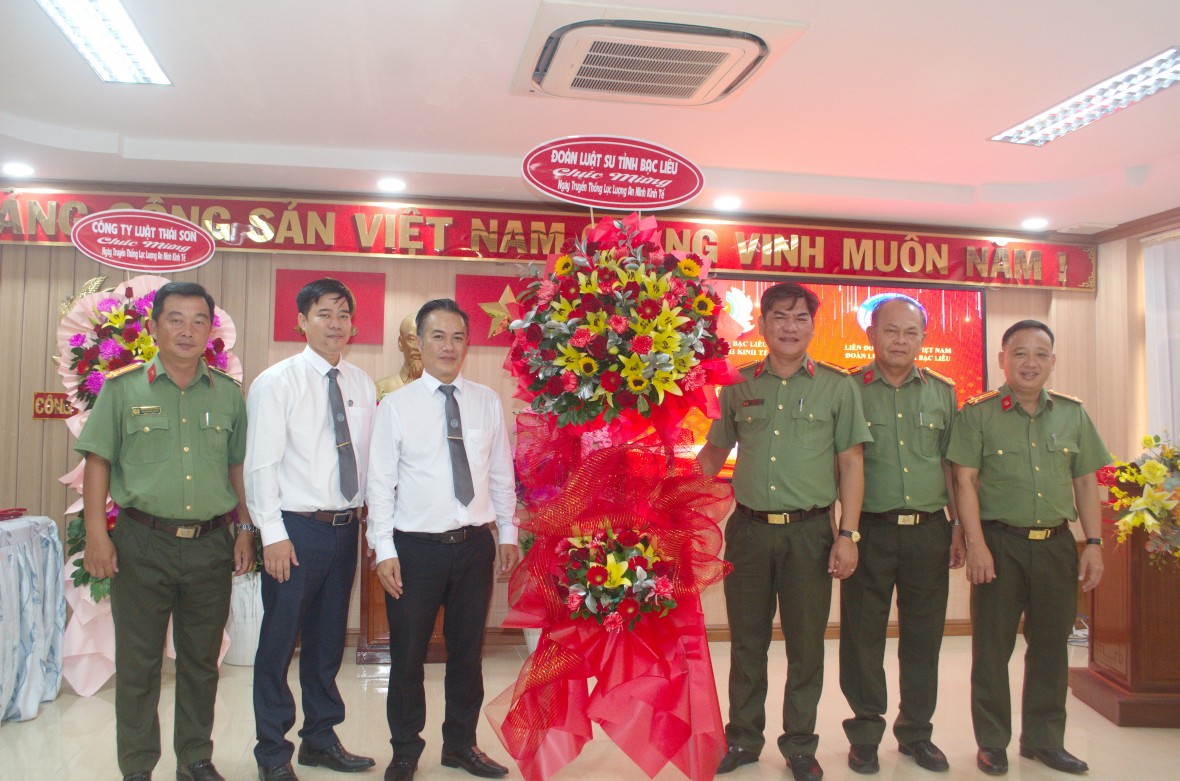 Lễ kết nghĩa Phòng An ninh kinh tế và Đoàn Luật sư tỉnh Bạc Liêu