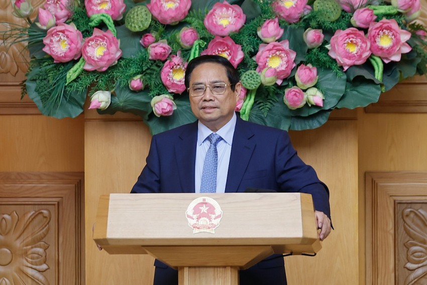 Thủ tướng Phạm Minh Chính làm việc với đại diện cộng đồng doanh nghiệp Hoa Kỳ Thủ tướng Phạm Minh Chính làm việc với đại diện cộng đồng doanh nghiệp Hoa Kỳ