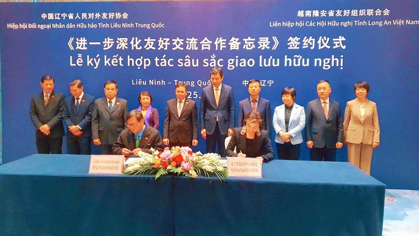 Tăng cường hợp tác hiệu quả và chiều sâu giữa tỉnh Long An và tỉnh Liêu Ninh (Trung Quốc)