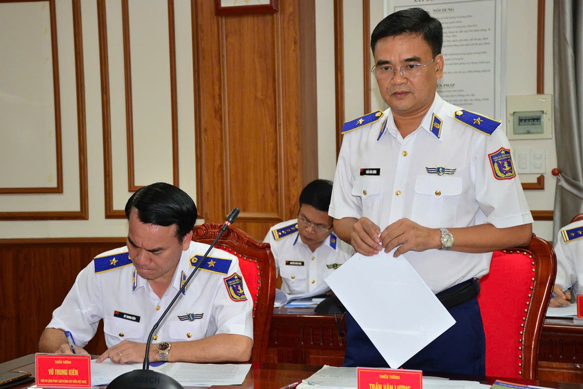 Bộ Quốc phòng kiểm tra kết quả thực hiện công tác 1389 BTL Vùng Cảnh sát biển 4 và vùng Tây Nam Bộ