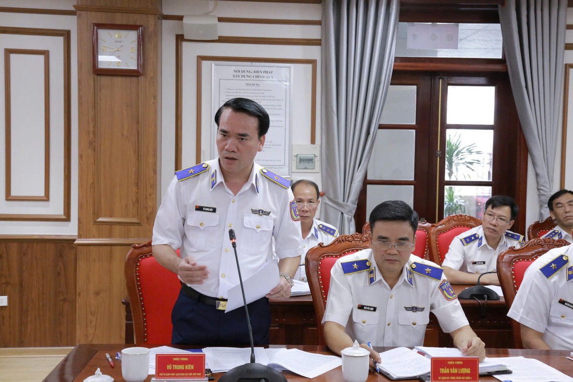 Bộ Quốc phòng kiểm tra kết quả thực hiện công tác 1389 BTL Vùng Cảnh sát biển 4 và vùng Tây Nam Bộ