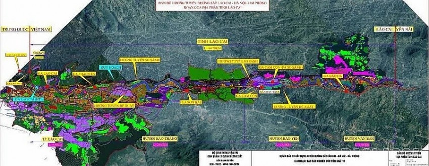 Yên Bái dự kiến xây 23 khu tái định cư dự án đường sắt Lào Cai - Hà Nội - Hải Phòng
