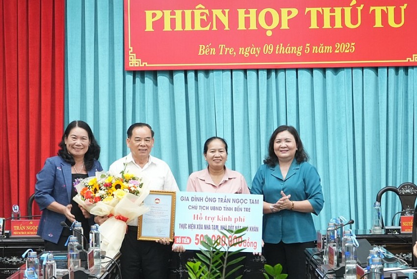 Bến Tre: Tăng tốc đến 30/6/2025 hoàn thành chương trình xóa nhà tạm, nhà dột nát