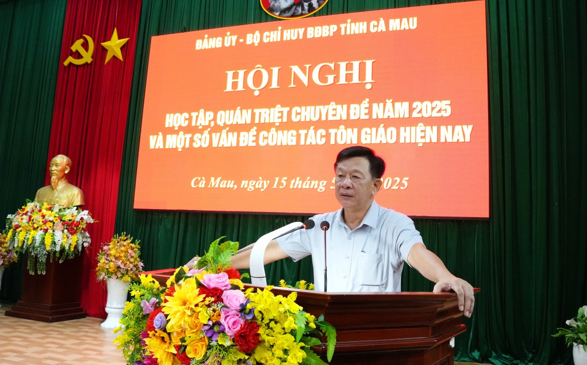 BĐBP Cà Mau đẩy mạnh học tập và làm theo tư tưởng, đạo đức, phong cách Hồ Chí Minh
