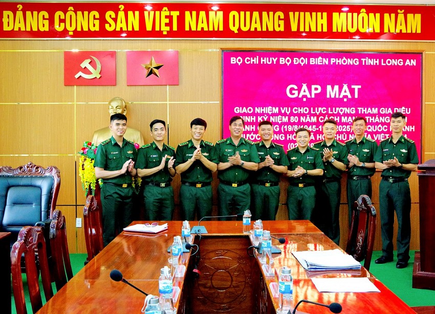 BĐBP Long An giao nhiệm vụ cho lực lượng tham gia nhiệm vụ A80