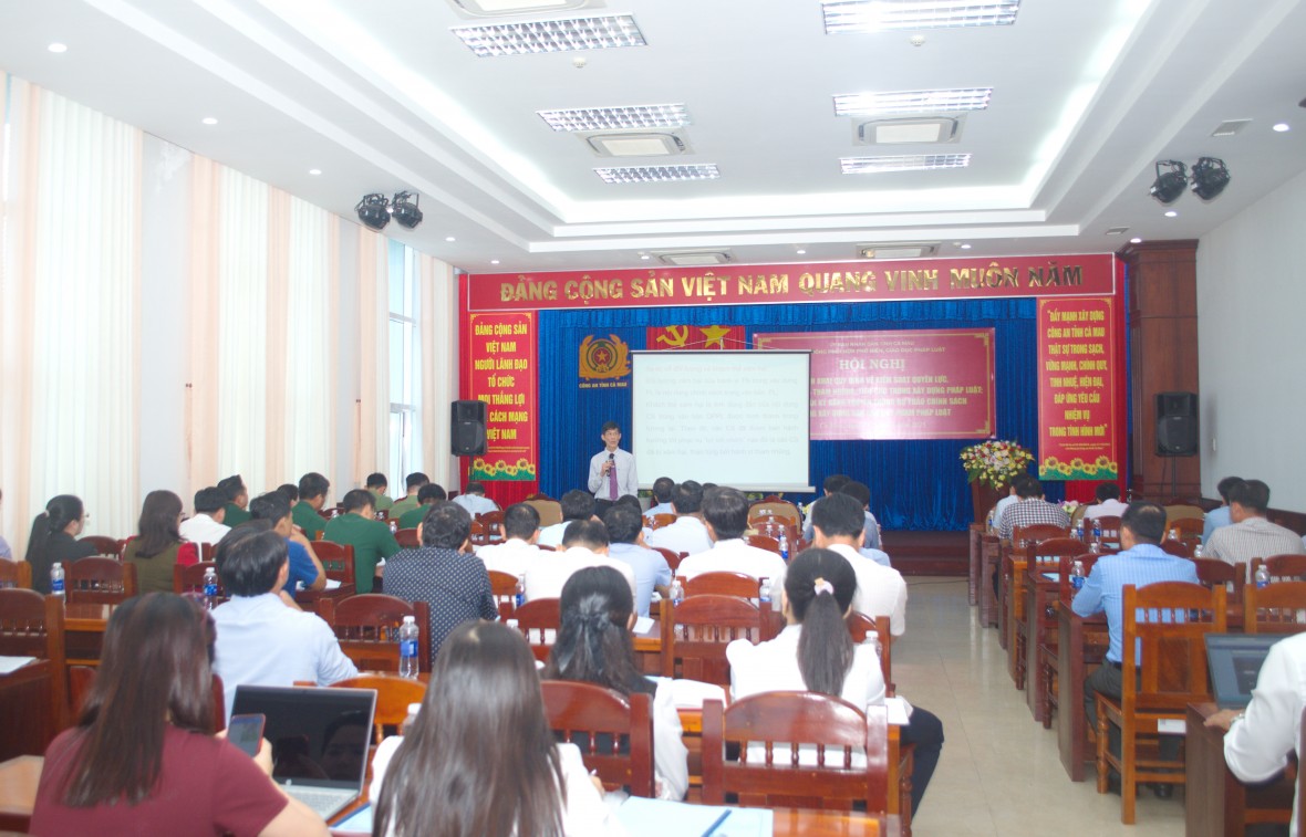 Cà Mau triển khai Quy định về kiểm soát quyền lực, phòng, chống tham nhũng, tiêu cực trong công tác xây dựng pháp luật Cà Mau triển khai Quy định về kiểm soát quyền lực, phòng, chống tham nhũng, tiêu cực trong công tác xây dựng pháp luật