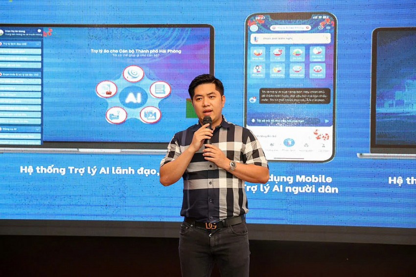 Tổng Giám đốc Công ty Cổ phần Công nghệ HeyU-Phạm Thế Anh, giới thiệu tổng quan về quá trình phát triển của AI, kinh nghiệm ứng dụng AI trong thực tiễn