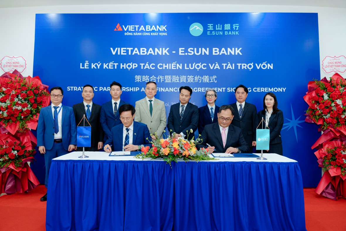 VietABank ký kết hợp tác chiến lược với ngân hàng E.SUN - Đài Loan