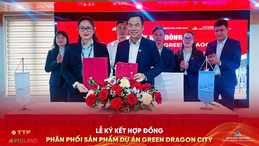 Lễ ký kết phân phối phân khu Safabay thuộc Green Dragon City Cẩm Phả