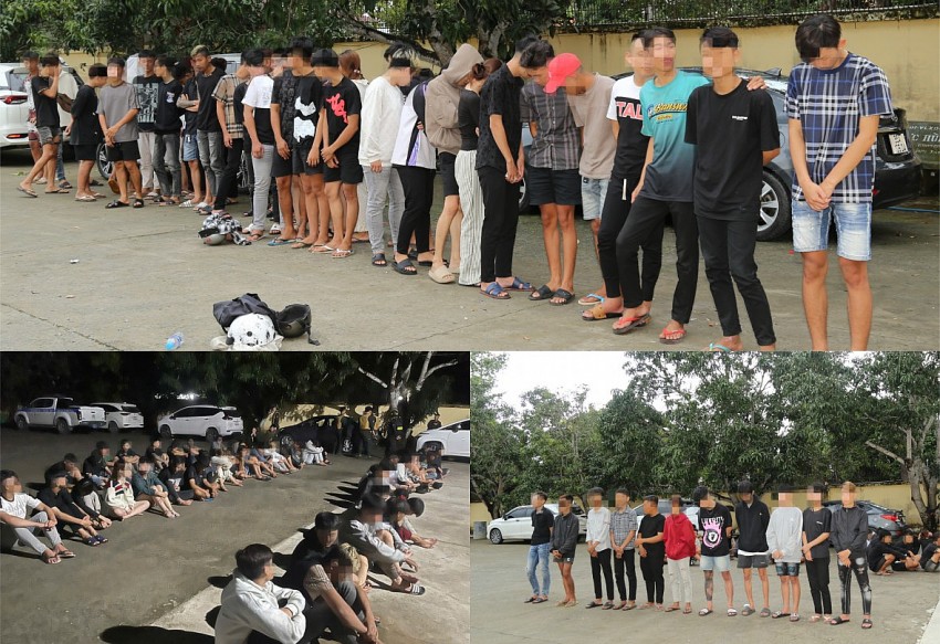 Sóc Trăng: Tạm giữ 47 đối tượng liên quan vụ tổ chức đua xe trái phép