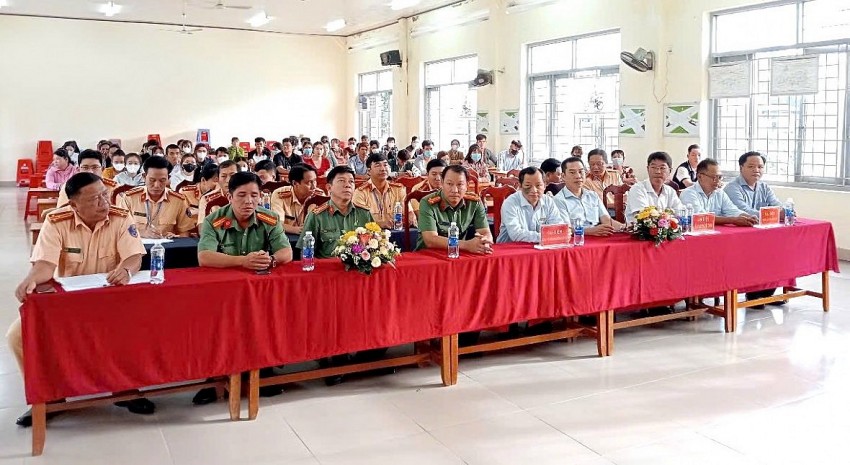 Công an tỉnh Bến Tre lần đầu tiên tổ chức kỳ sát hạch lái xe hạng A1