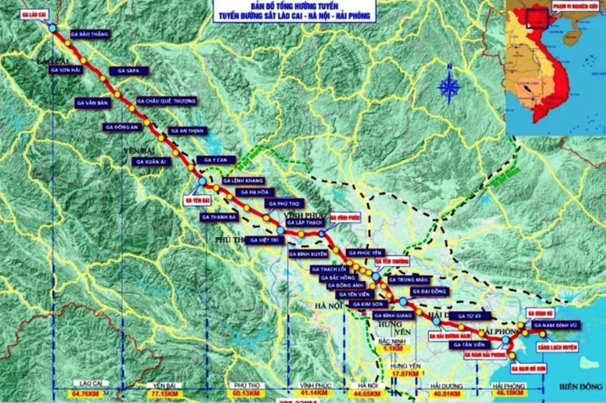 Khởi công Dự án đường sắt Lào Cai - Hà Nội - Hải Phòng vào ngày 19/12/2025