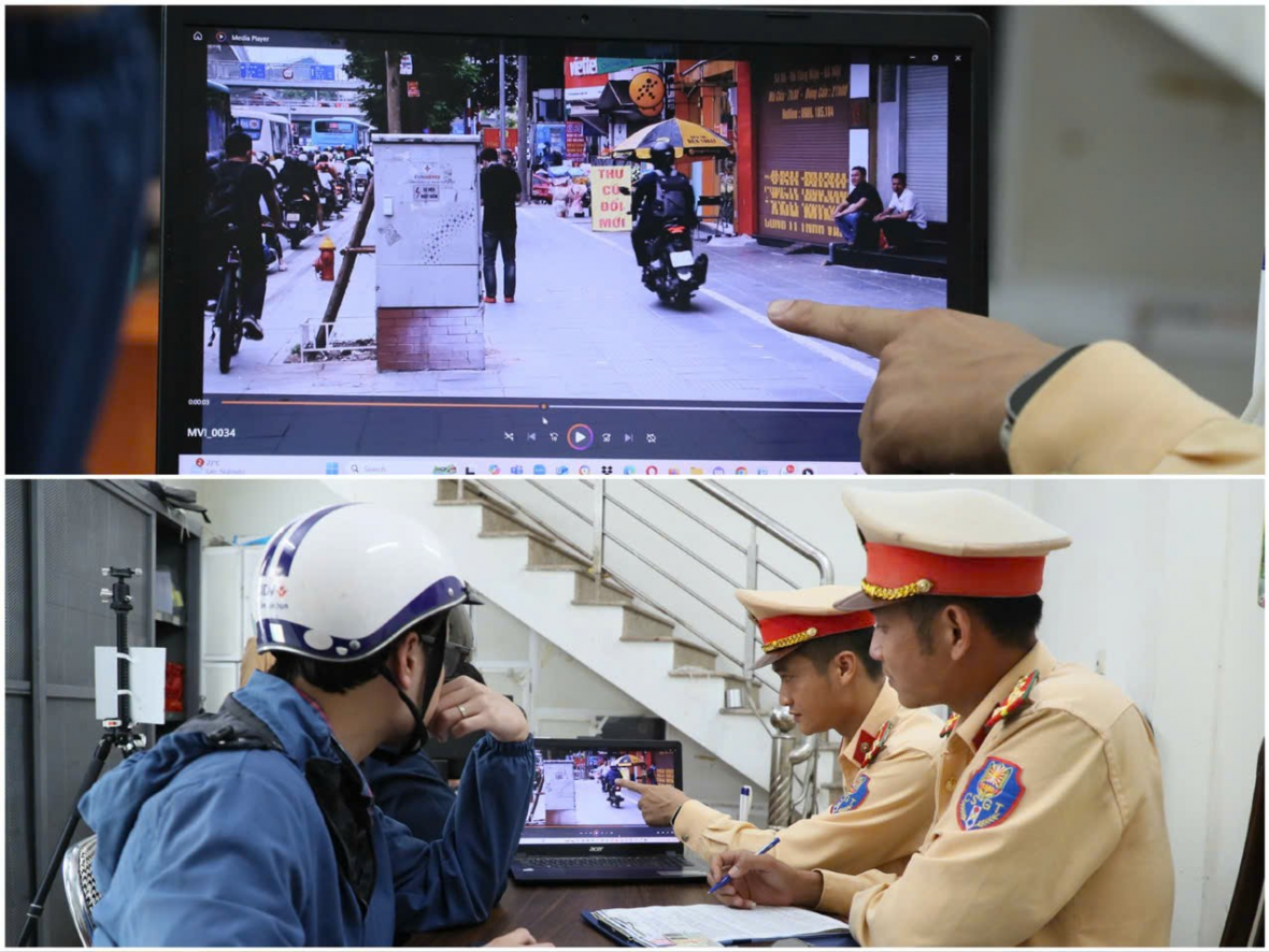 CSGT xử phạt nguội tại trụ sở đối với các trường hợp vi phạm.