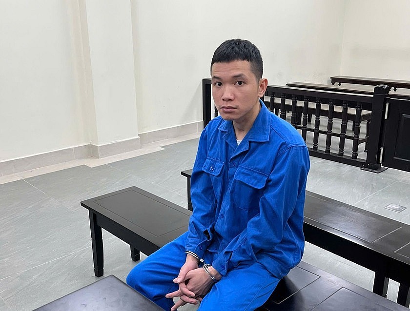 Bị cáo tại toà. Bị cáo tại toà.