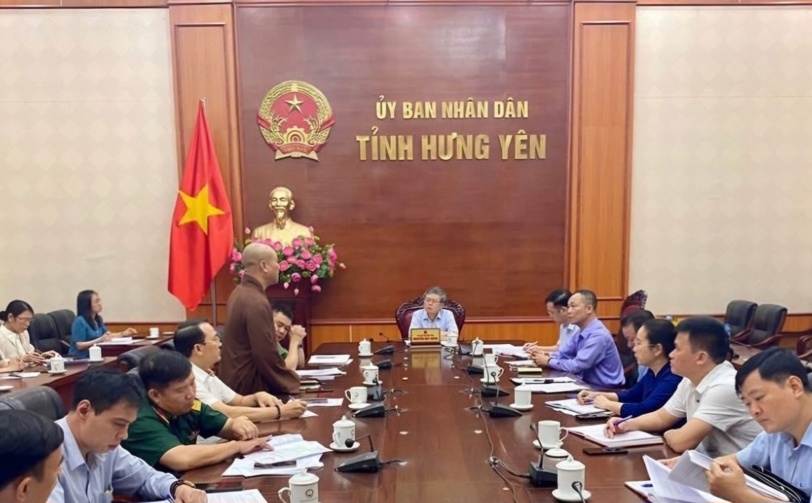 Hưng Yên tổ chức 56 điểm chốt giao thông phục vụ lễ cung rước xá lợi Đức Phật