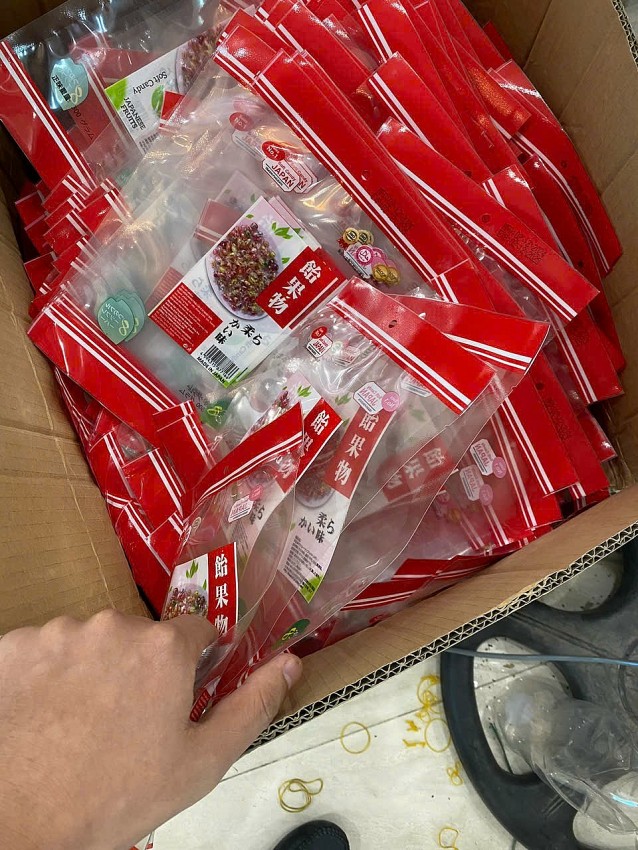 Số lượng kẹo làm giả.