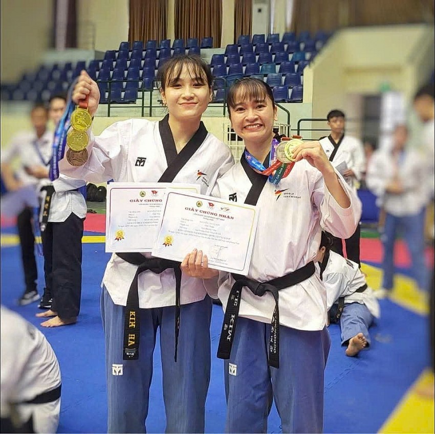Bình Thuận xếp thứ hạng ba nội dung quyền Giải Taekwondo toàn quốc