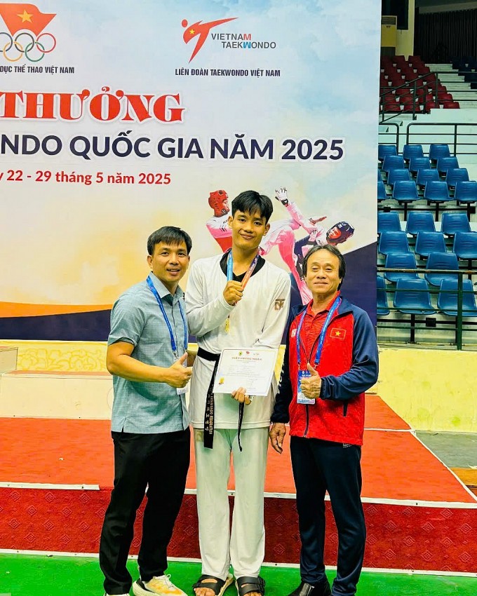 Bình Thuận xếp thứ hạng ba nội dung quyền Giải Taekwondo toàn quốc