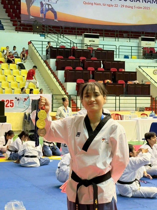 Bình Thuận xếp thứ hạng ba nội dung quyền Giải Taekwondo toàn quốc