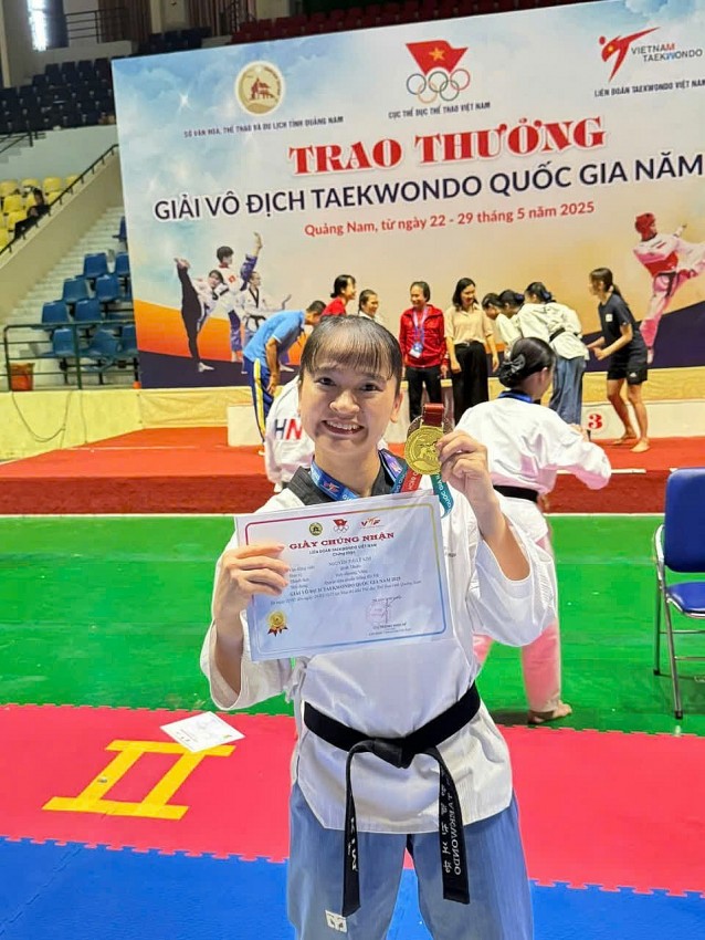 Bình Thuận xếp thứ hạng ba nội dung quyền Giải Taekwondo toàn quốc