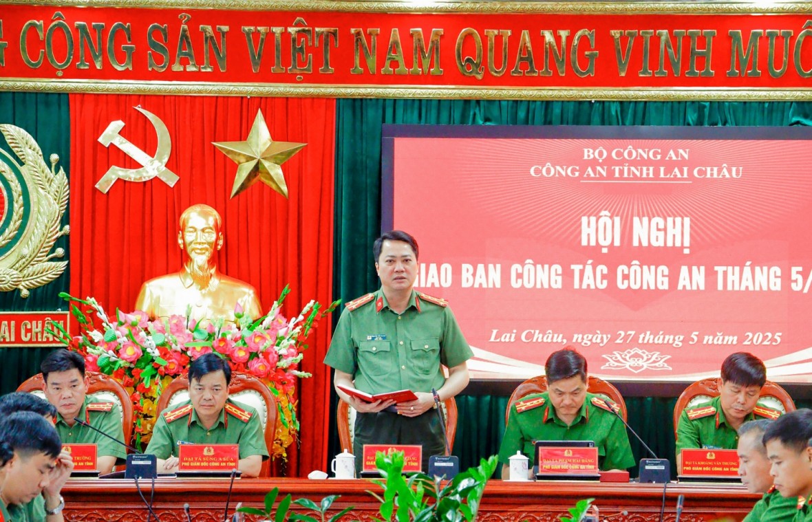 Công an tỉnh Lai Châu: Chủ động, quyết liệt trong bảo vệ an ninh và ứng phó thiên tai