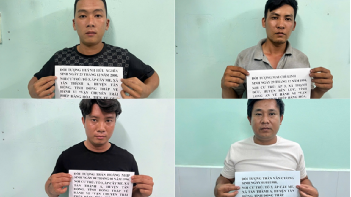 Triệt phá vụ vận chuyển trái phép máy gặt đập liên hợp từ Campuchia về Việt Nam