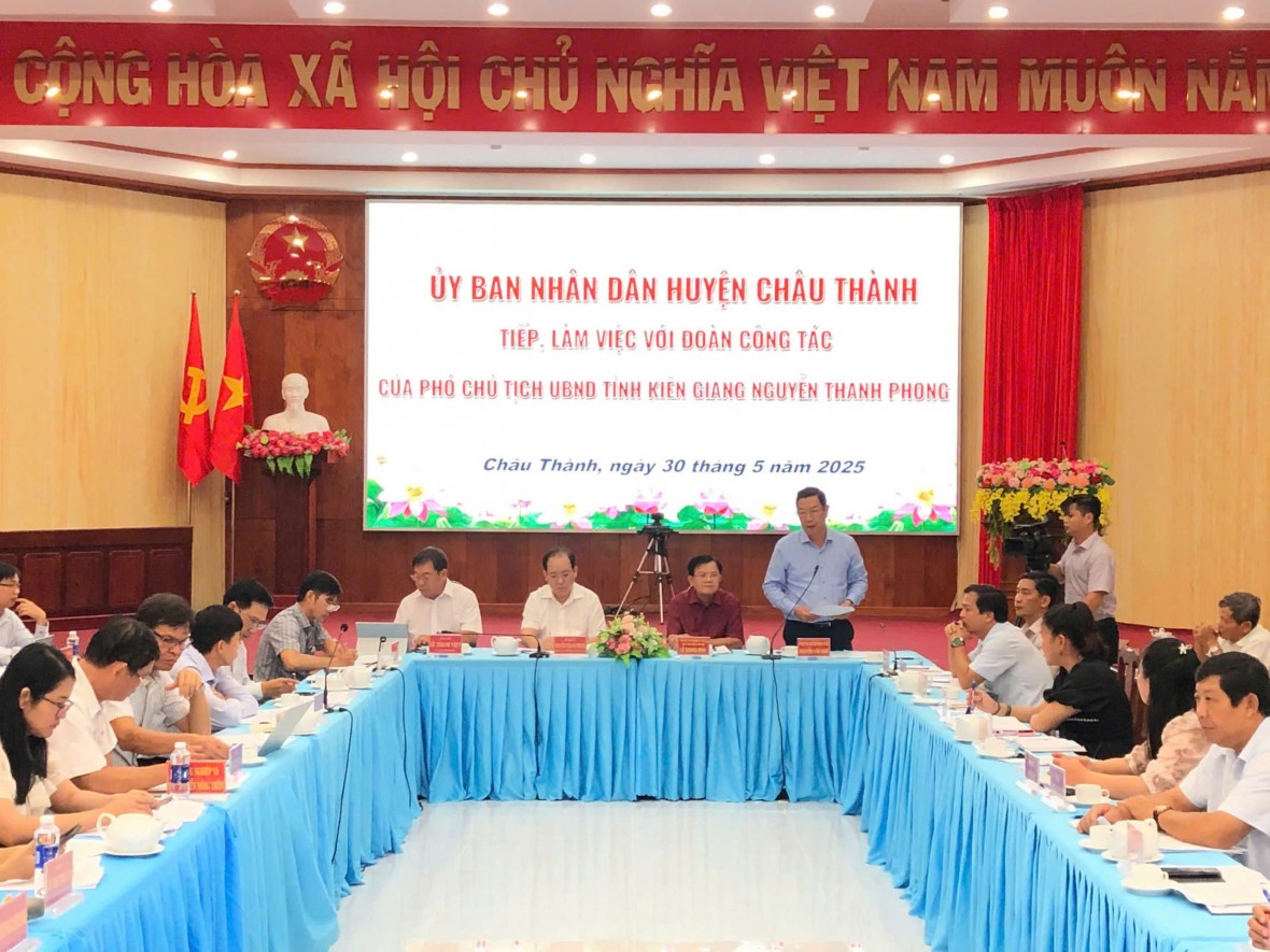 Kiên Giang khảo sát các địa điểm dự kiến đặt trụ sở mới của các xã sau sáp nhập Kiên Giang khảo sát các địa điểm dự kiến đặt trụ sở mới của các xã sau sáp nhập