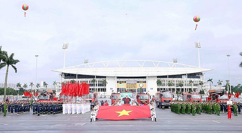 18 đội tuyển thuộc lực lượng Cảnh sát PCCC và CNCH Công an các tỉnh, thành phố và Trường Đại học PCCC thành tham dự hội thi.