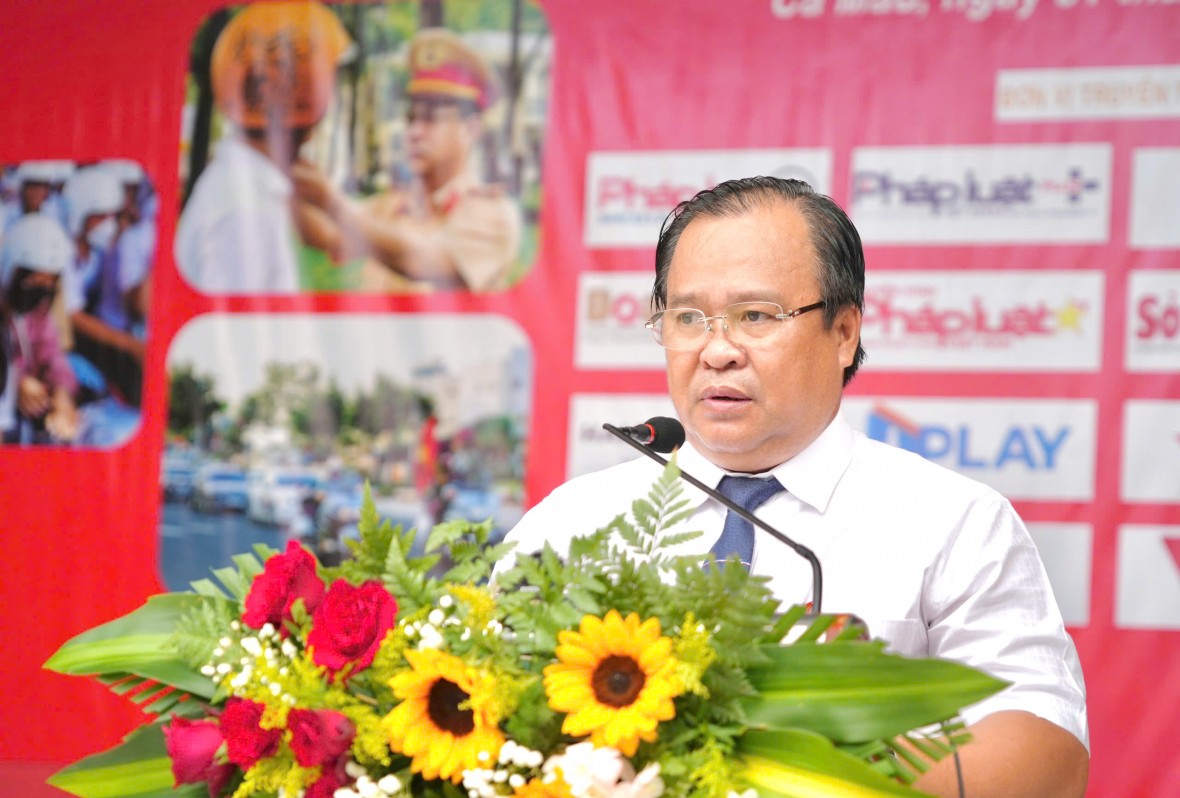 Báo Pháp Luật Việt Nam tuyên truyền pháp luật về ATGT học đường lần 3 tại Cà Mau