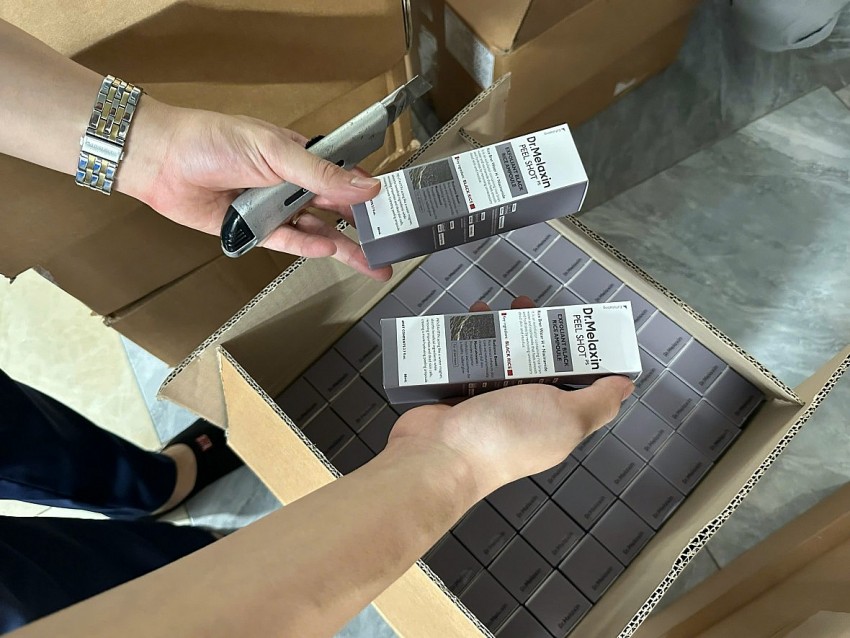 Số mỹ phẩm  có giả trị lớn.