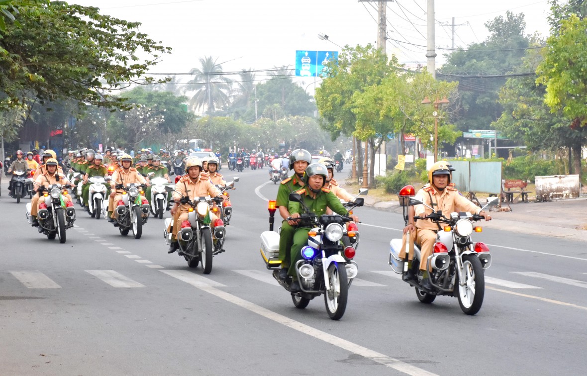 Cảnh sát trật tự Công an Bạc Liêu: Không để bị động, bất ngờ trong mọi tình huống