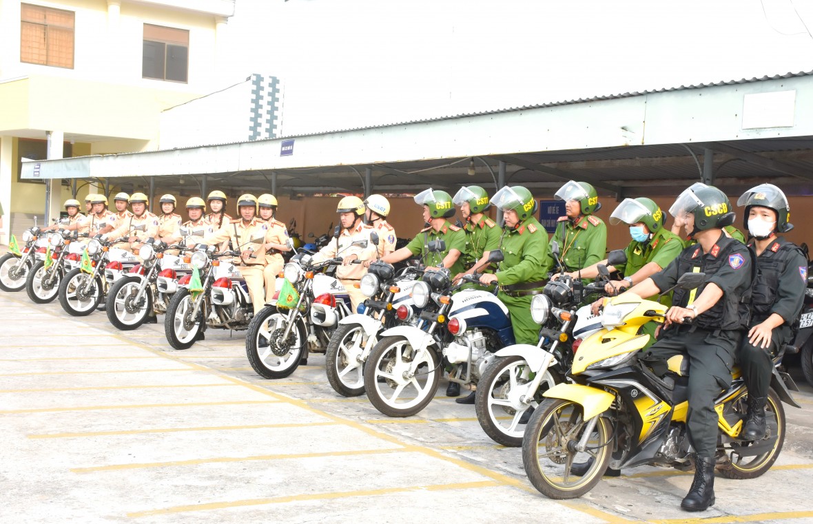 Cảnh sát trật tự Công an Bạc Liêu: Không để bị động, bất ngờ trong mọi tình huống