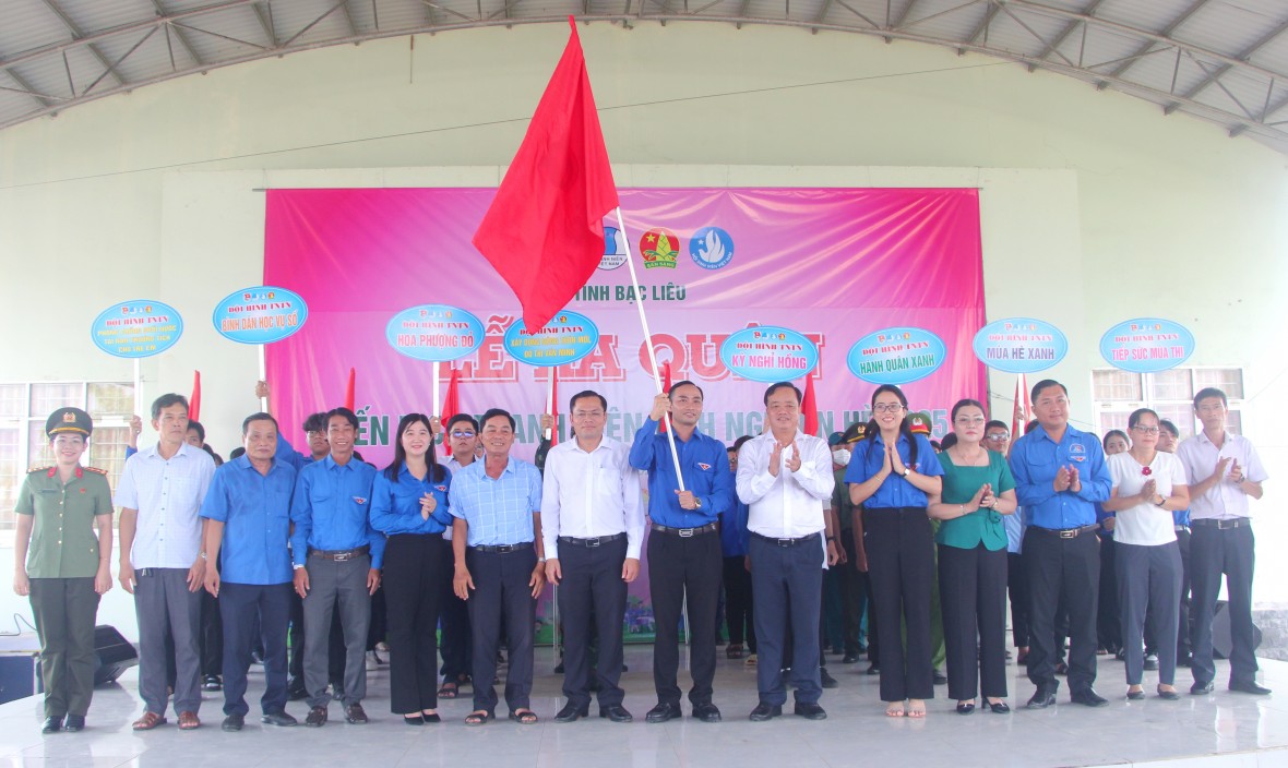 Tỉnh Bạc Liêu ra quân Chiến dịch Thanh niên tình nguyện hè 2025