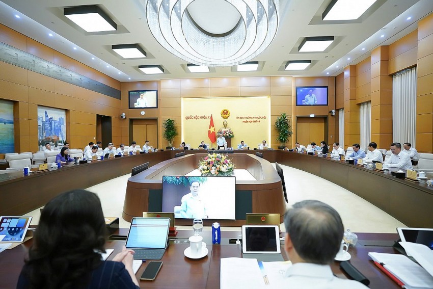 Toàn cảnh Phiên họp thứ 46. Toàn cảnh Phiên họp thứ 46.