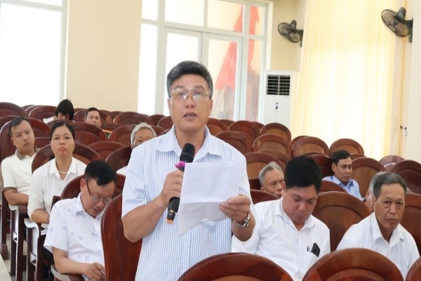 Bí thư Tỉnh uỷ Hà Nam tiếp xúc cử tri