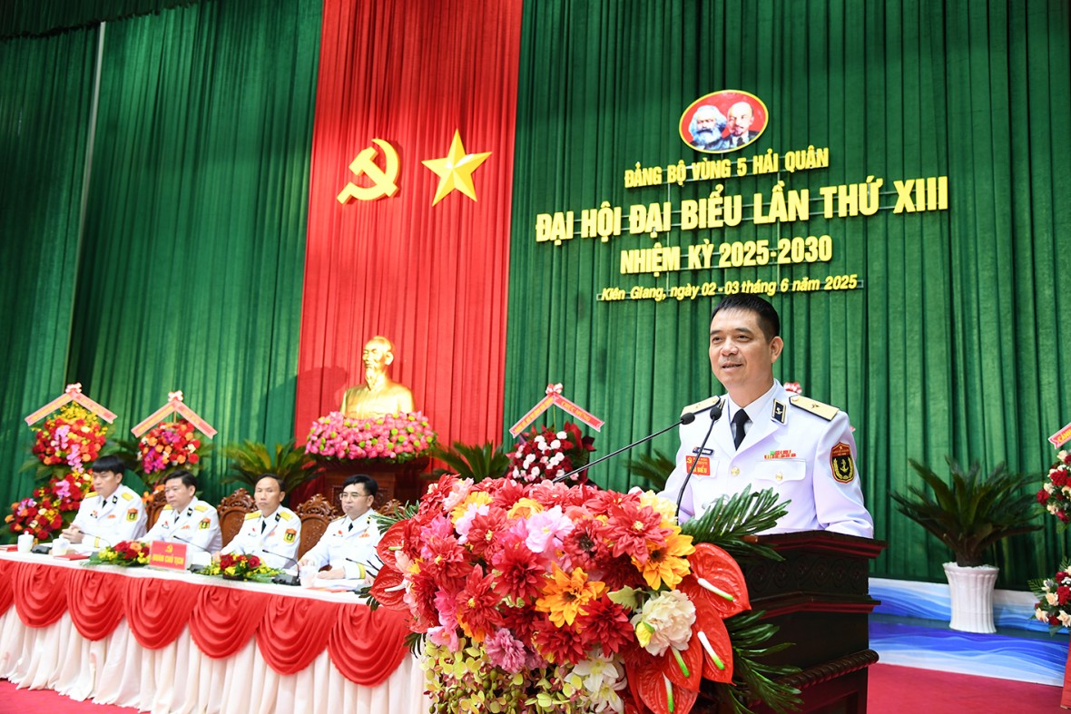Đảng bộ Vùng 5 Hải quân: Phát huy bản lĩnh, trí tuệ, xây dựng đơn vị cách mạng, chính quy, tinh nhuệ, hiện đại