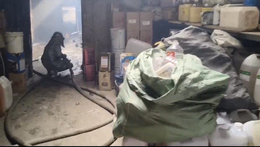 Hiện trương bên trong vụ cháy.