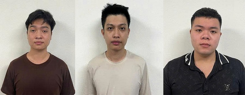 Các đối tượng bị bắt giữ. Các đối tượng bị bắt giữ.