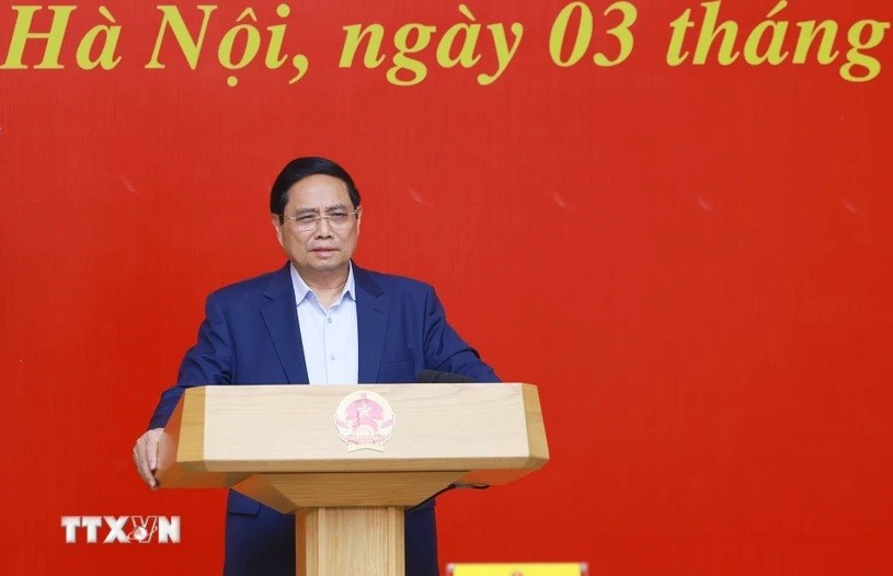 Thủ tướng Phạm Minh Chính chủ trì Hội nghị lần thứ hai Ban Chấp hành Đảng bộ Chính phủ. (Ảnh: Dương Giang/TTXVN) Thủ tướng Phạm Minh Chính chủ trì Hội nghị lần thứ hai Ban Chấp hành Đảng bộ Chính phủ. (Ảnh: Dương Giang/TTXVN)