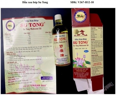Hình ảnh sản phẩm Dầu xoa bóp Su Tong