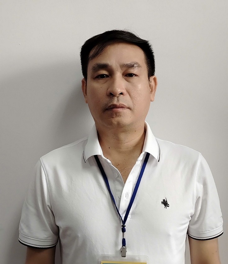 Đối tượng Nguyễn Văn Phước tại cơ quan Công an