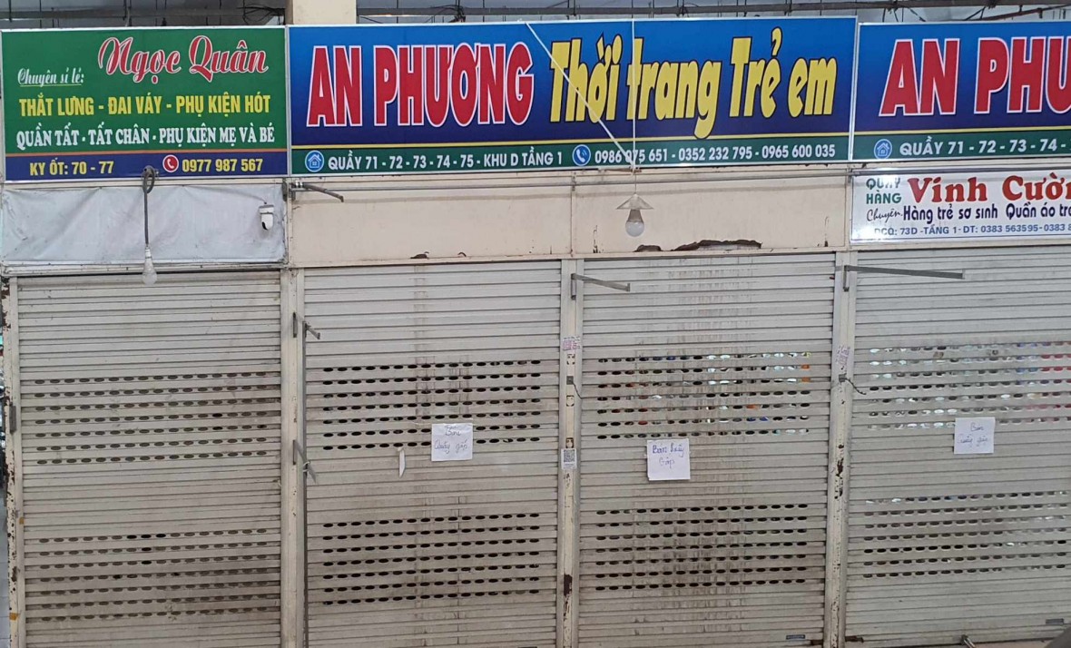 Đìu hiu khu chợ sầm uất nhất khu vực Bắc Trung Bộ